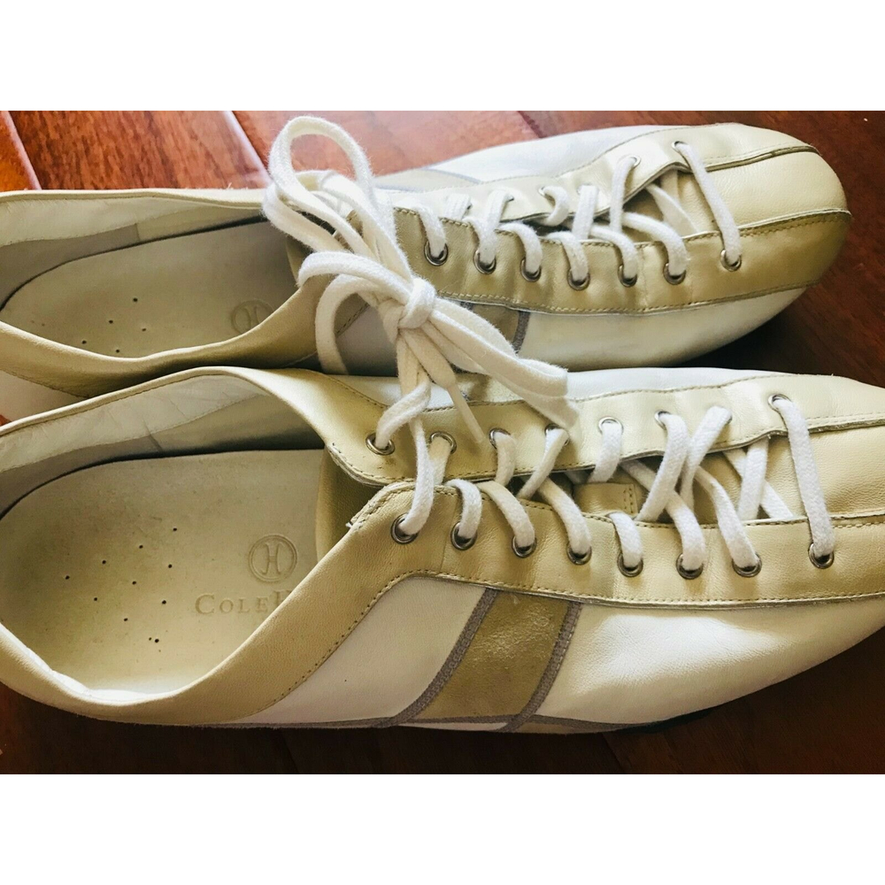 Cole Haan NikeAir Driving Shoes White Men's Size 10